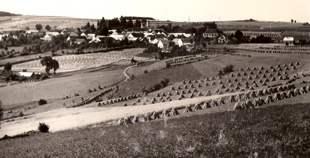 Pohled od Hájů před rokem 1947 (Vaňková A.)